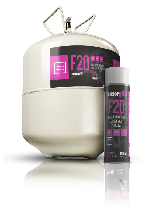 Tensorgrip F20 - Fast Drying Foam & Upholstery Adhesive