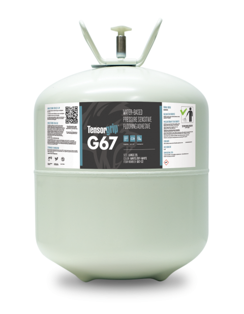 Tensorgrip - G67 - Water-Based Pressure Sensitive Flooring Adhesive