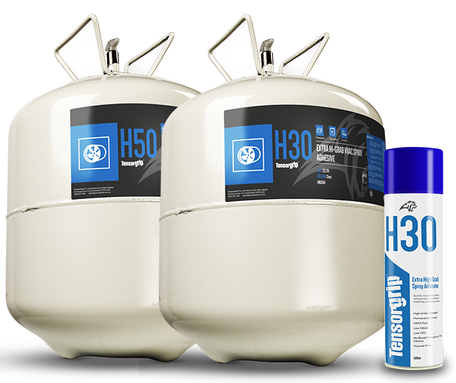 TensorGrip H50 canister with H30 canister and aerosol