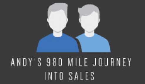 Andy's 980 mile journey into sales