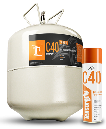 Tensorgrip - C40 - Fast Dry High Grab Spray Adhesive