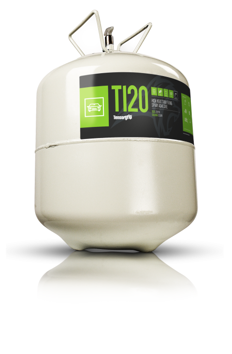 Tensorgrip T120 - High Heat Trim Fixing Spray Adhesive